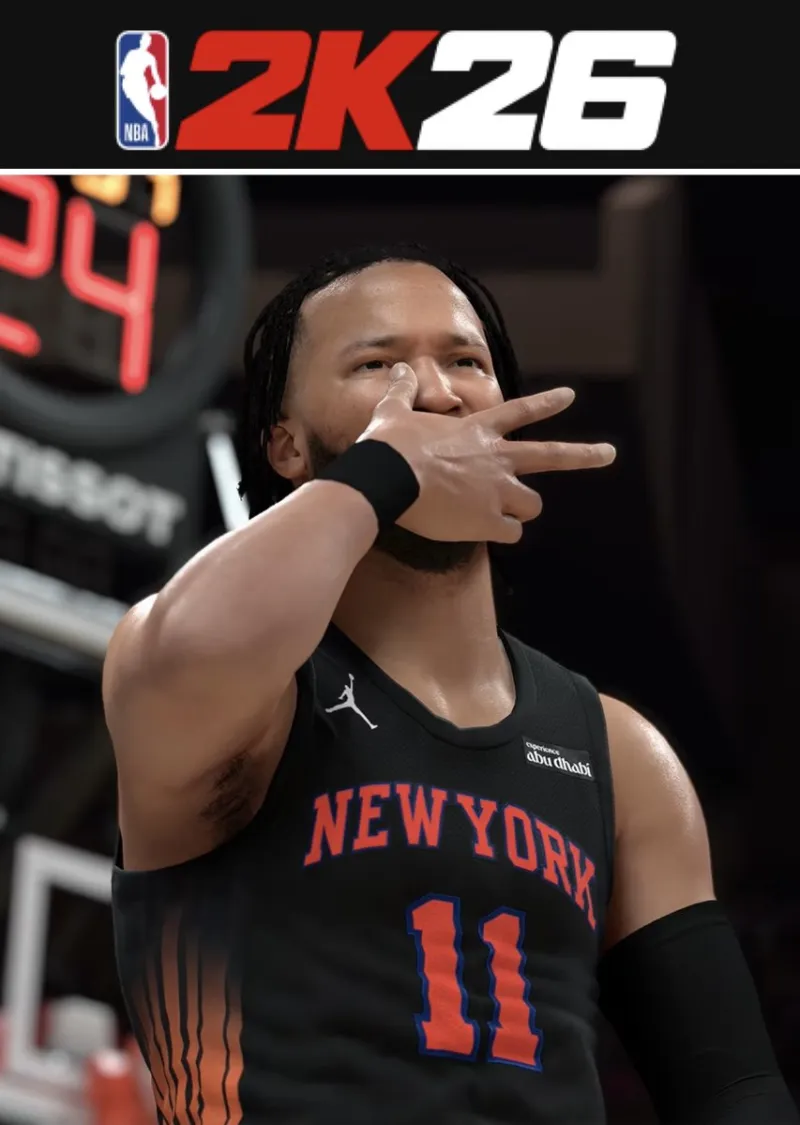 足球直播-新球衣设计泄露？博主晒NBA2K26中布伦森截图