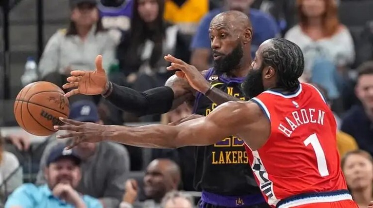 欧洲杯直播-快船没让湖人逆转，哈登：没我这家得散